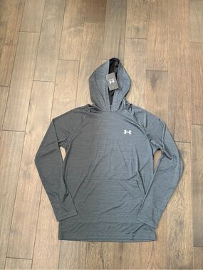 Under Armour Men's Dark Gray Hooded Performance Pullover